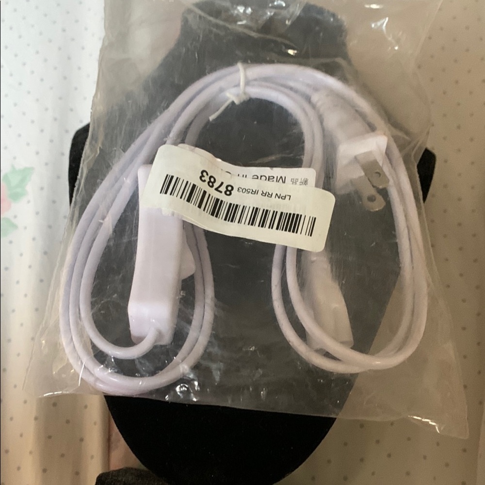 White Charging Cable